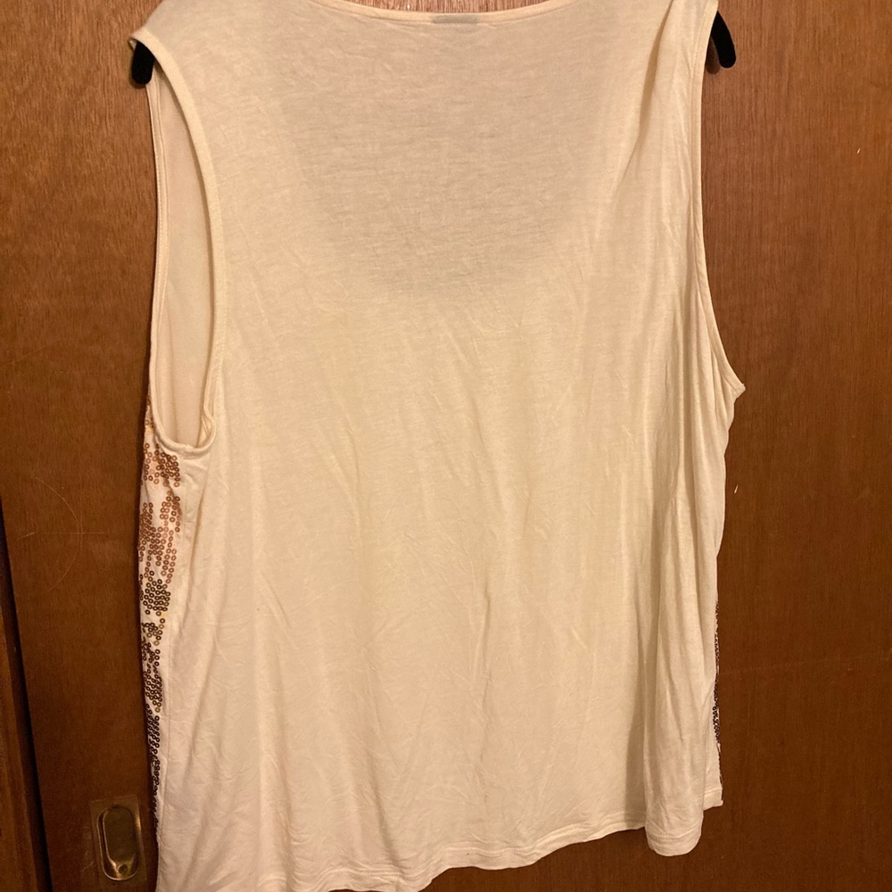 Rafella metallic sequin tank 3x PLUS PURPLE KNIT WITH BEADS
2 pieces! - Picture 2 of 6